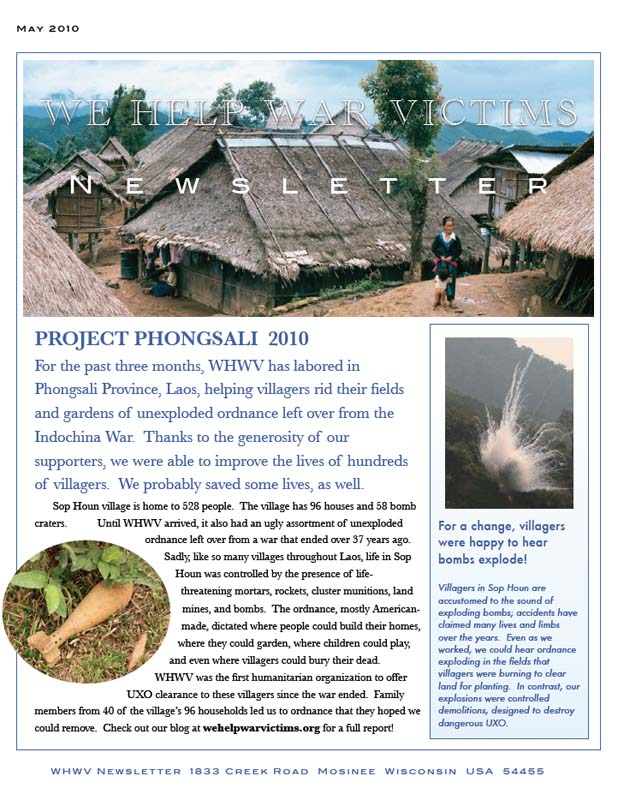 May 2010 Newsletter