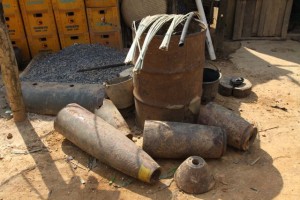 Project Phongsali 2011: The UXO that people want us to remove are large bombs.  500, 750 and even 2,000 pounders.