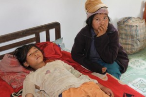 Project Sekong 2012: After a tree fell on the girl, it took more than a day for her family to reach help.