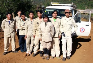 Project Sekong 2012: The Lao government posts a roving team in Sekong Province to destroy newly found UXO.